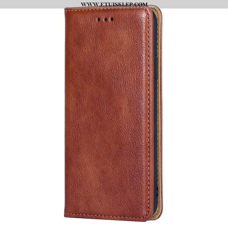 Etui Na Telefon do Xiaomi Redmi Note 11 Pro / 11 Pro 5G Etui Folio Przeszycia Ze Sztucznej Skóry